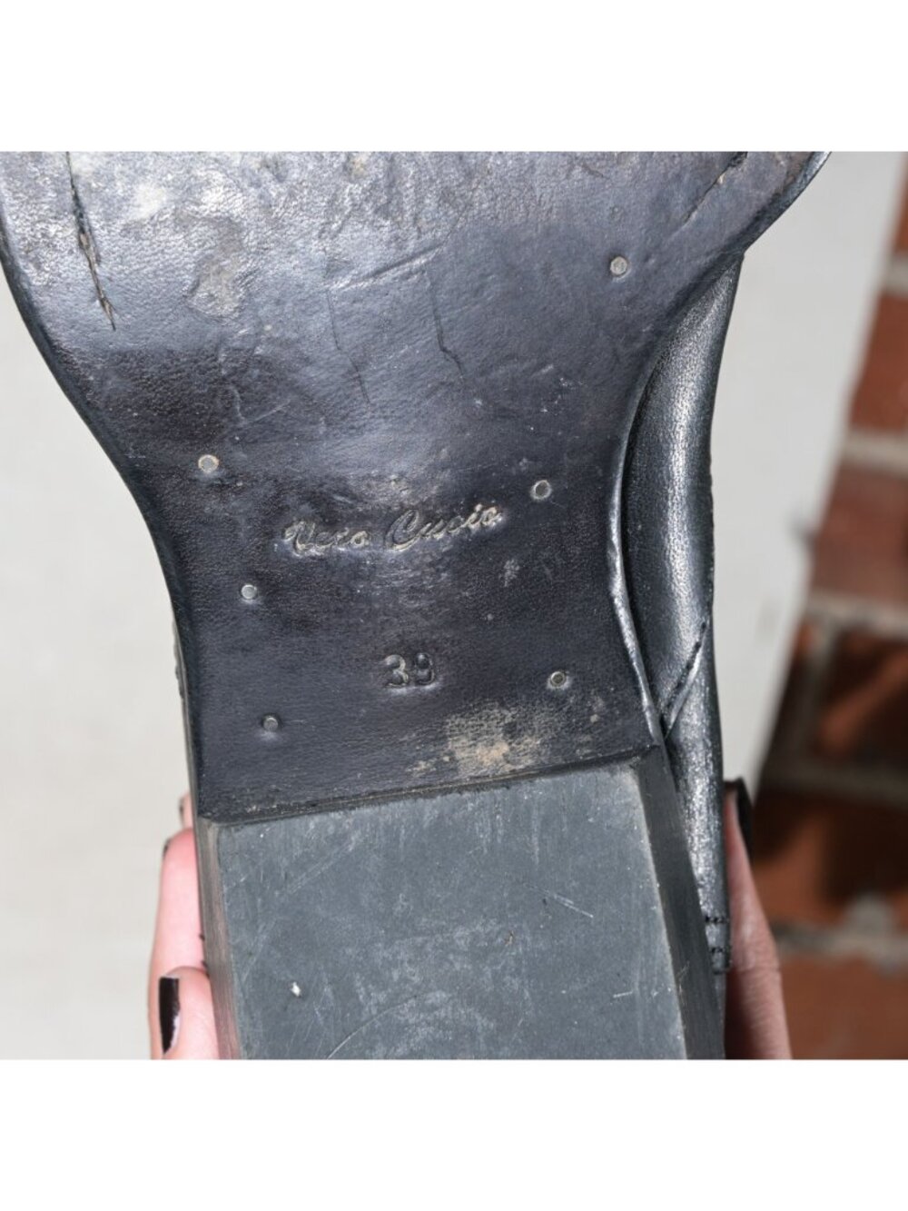 Golden Goose Black Leather Western Chelsea Ankle Boots Italy Womens 39 - Picture 9 of 9